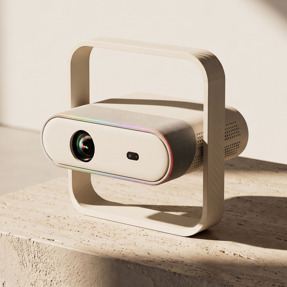 Premium HD Projector with Multi Angle Bracket and Ambient Light | 1080P