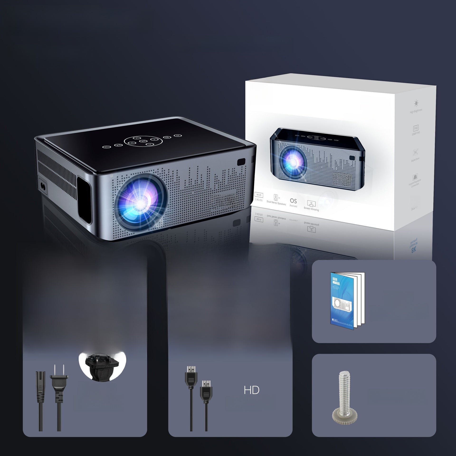 Ultra HD 8K Home Theater Projector