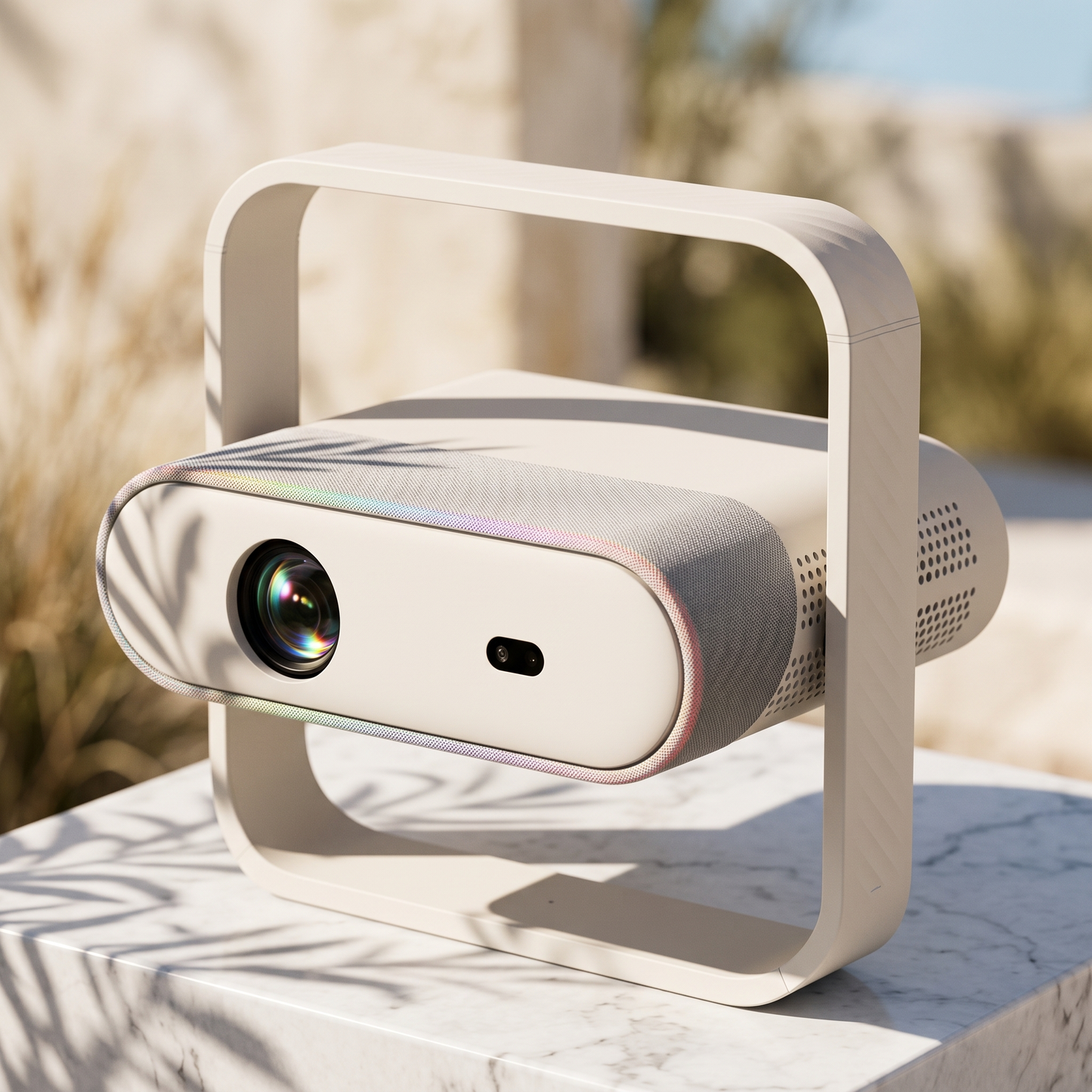 Premium HD Projector with Multi Angle Bracket and Ambient Light | 1080P