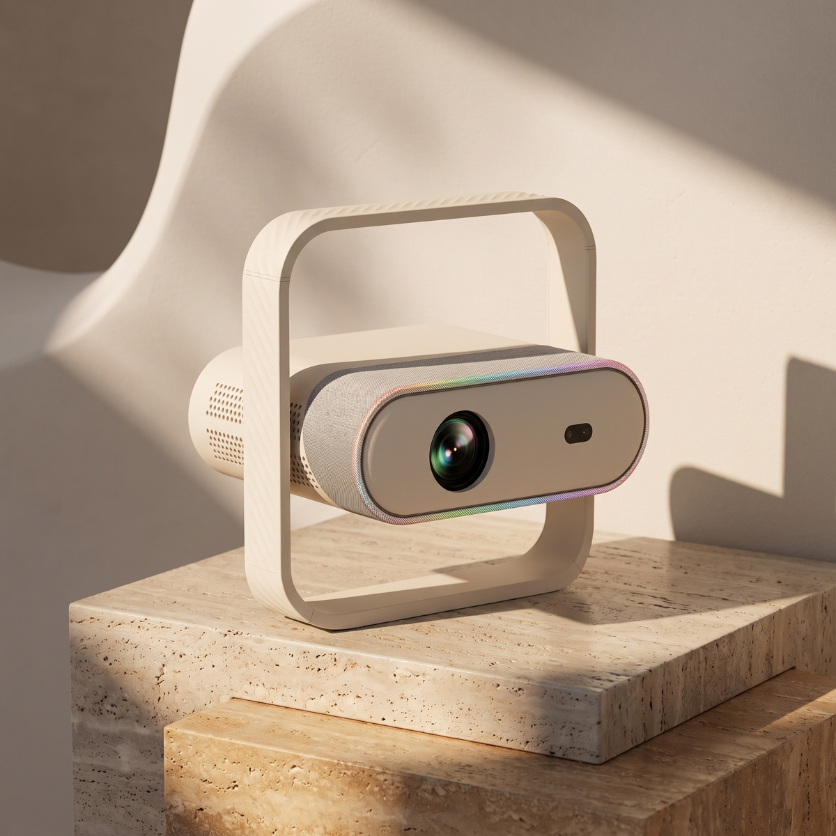 Premium HD Projector with Multi Angle Bracket and Ambient Light | 1080P